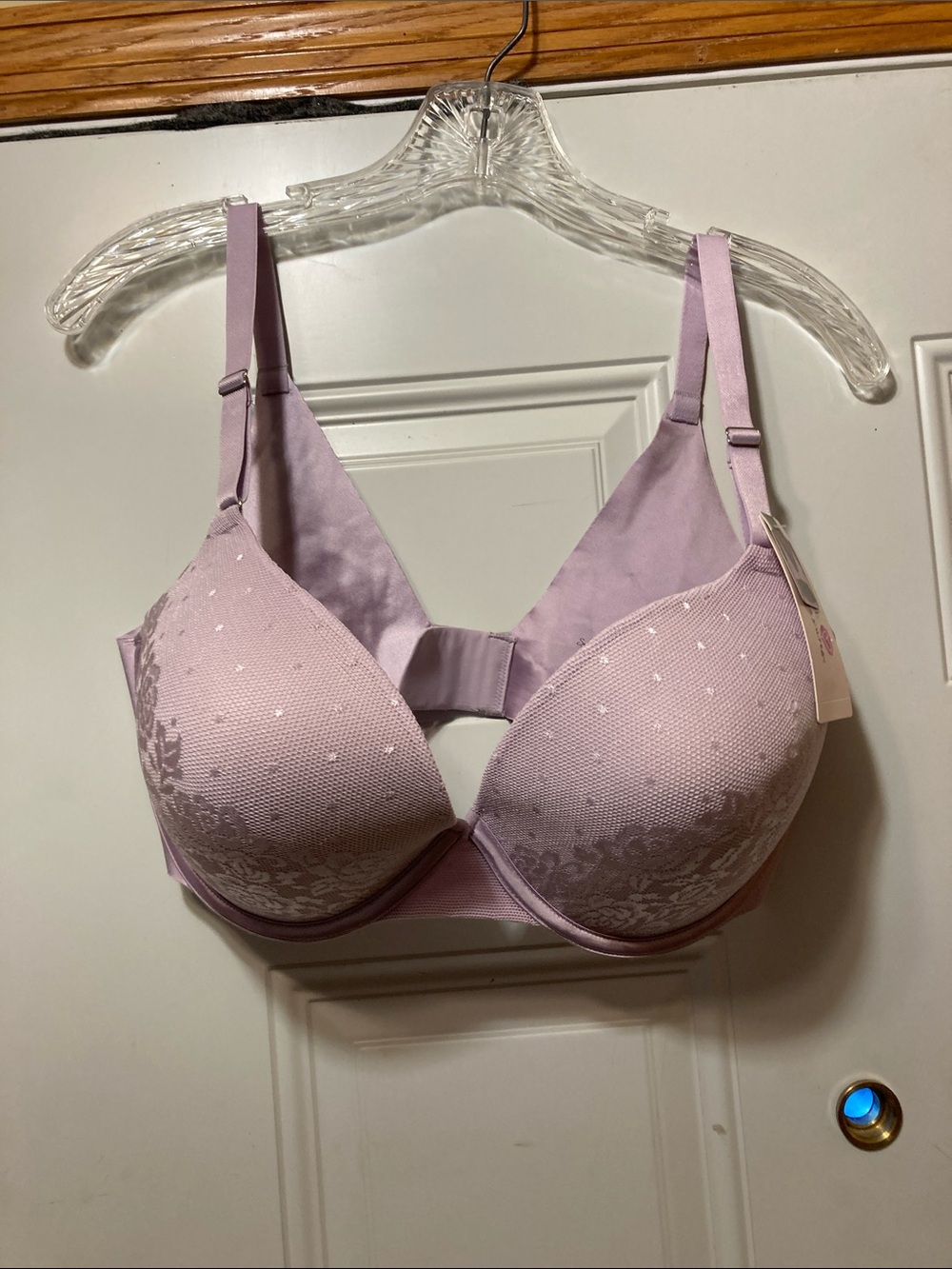 Secret‎ Treasures Lavender Lace Push Up Bra 38D NWT